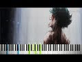 Boku no Hero Academia S3 Ep. 4 OST - "My Hero" / 1.000.000% SMASH Theme (Synthesia Piano Tutorial)
