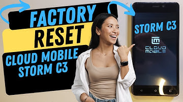 Cloud Mobile Storm C3 Factory Reset Hard Reset - This is the Easiest Way to Reset Your Cloud Mobile