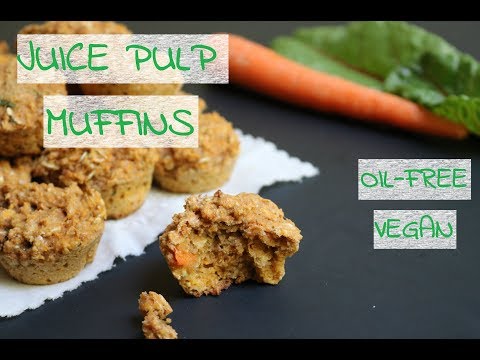 What to do with juice pulp? Don't waste it, MAKE MUFFINS!