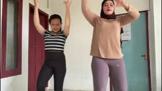 Daily vlog || Senam aerobic bareng si cantik yang baru belajar