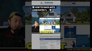 ⬇️ HOW TO HACK AUTO LOAN RATES % ❗️⬇️ #shorts