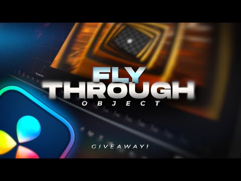 Fly Through Object Effect in Davinci Resolve + GIVEAWAY