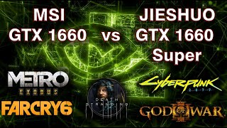 GTX 1660 vs GTX 1660 Super Test in 5 Games