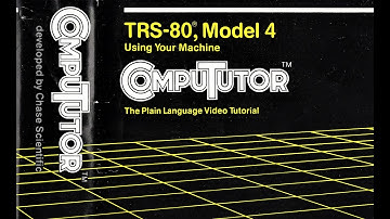 CompuTutor™ Using your Machine - TRS-80 Model 4™