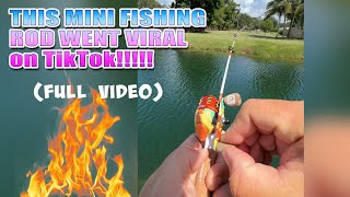 This MICRO Fishing Rod Went VIRAL on TikTok! FULL VIDEO 