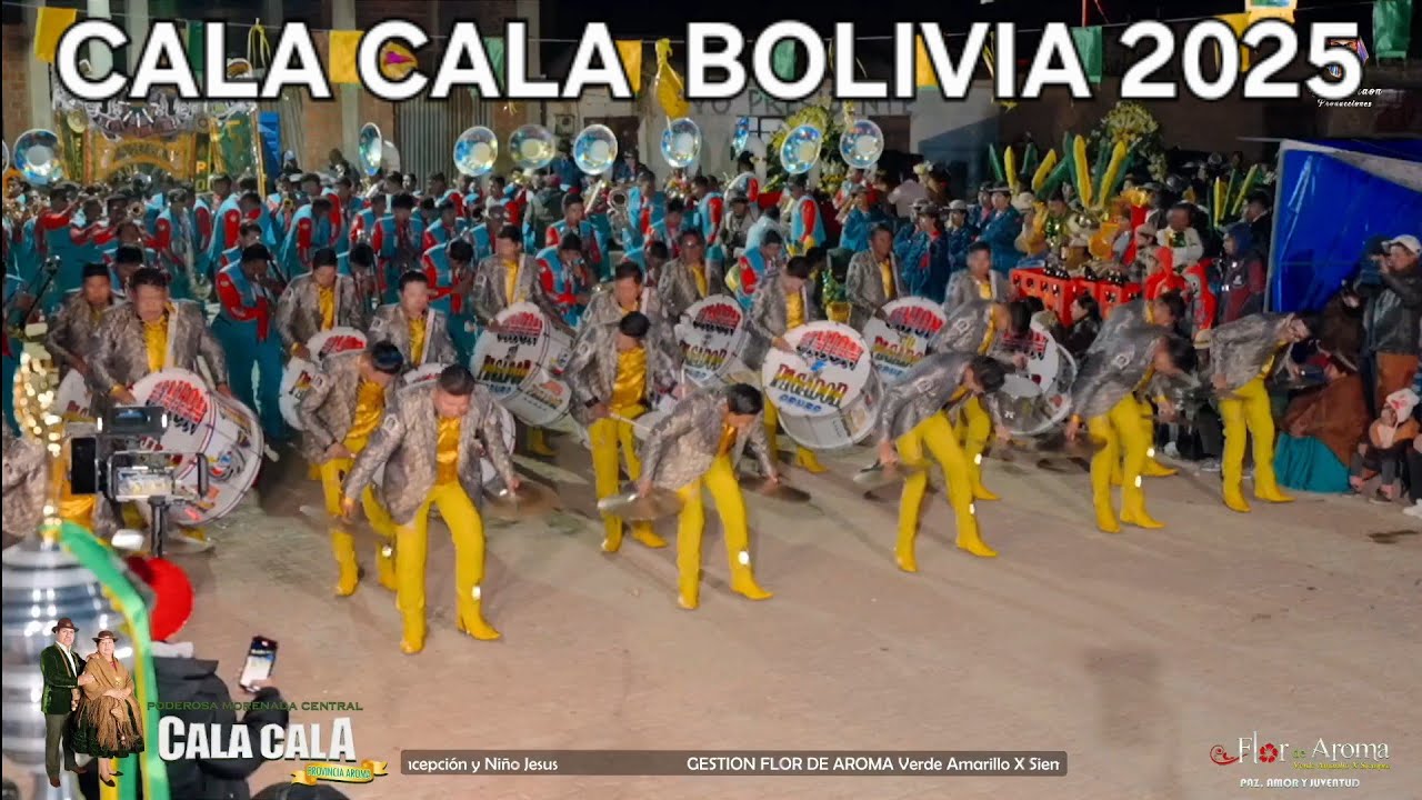 Poderosa Morenada CENTRAL CALA CALA BOLIVIA 2025 Apostol Santiago