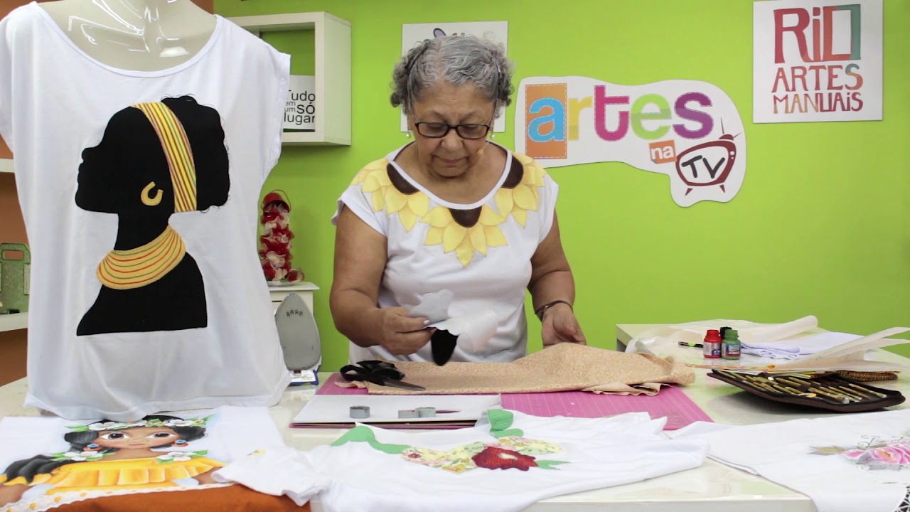 APLIQUÊ em CAMISA com NILZA BÁRBARA