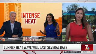 Days-long summer heat wave slams San Diego County | NBC 7 San Diego