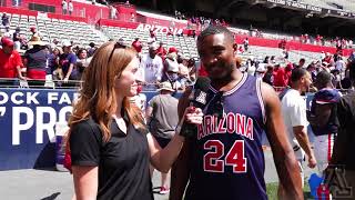 Arizona Alum Khalil Tate Post-Spring Game| Arizona Football