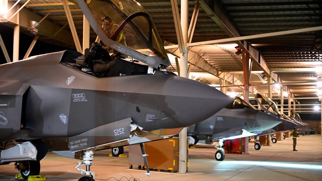 F-35A LIGHTNING II FIGHTERS HEAD TO FRANCE! 4th Fighter Squadron, Hill ...