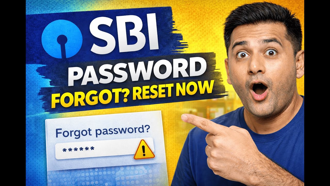 SBI Net Banking Password Bhool Gaye? | Online Reset Ka Full Process Hindi