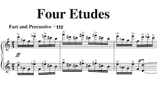 Four Etudes, by David Bennett Thomas