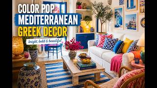 Color Pop Coastal: The Greek Apartment Style That Feels Like Summer