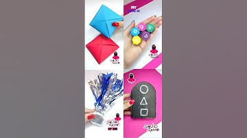 How to make All the DIY games from squid game #shorts #squidgame #diy #craft #challenge