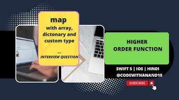 Higher Order Functions in Swift 5 | Map With Array, Dict and Custom type | #interviewquestions #ios