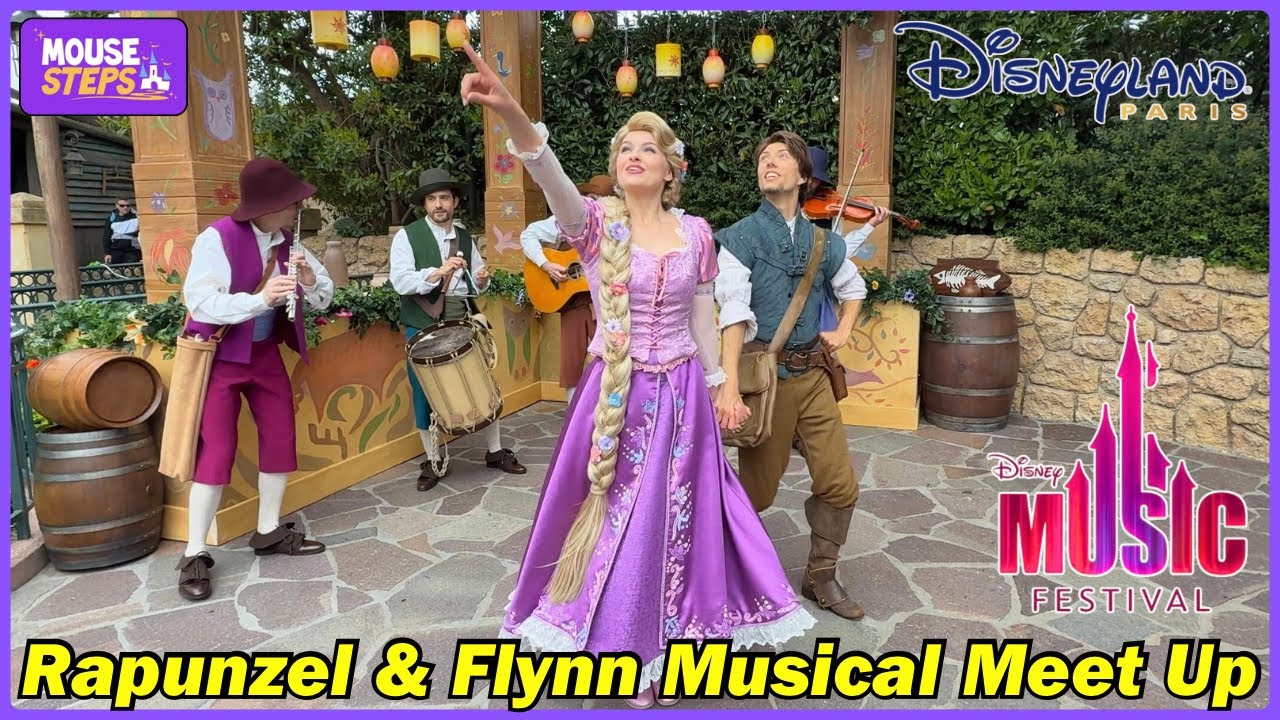 Rapunzel & Flynn Musical Show at Disneyland Paris Music Festival