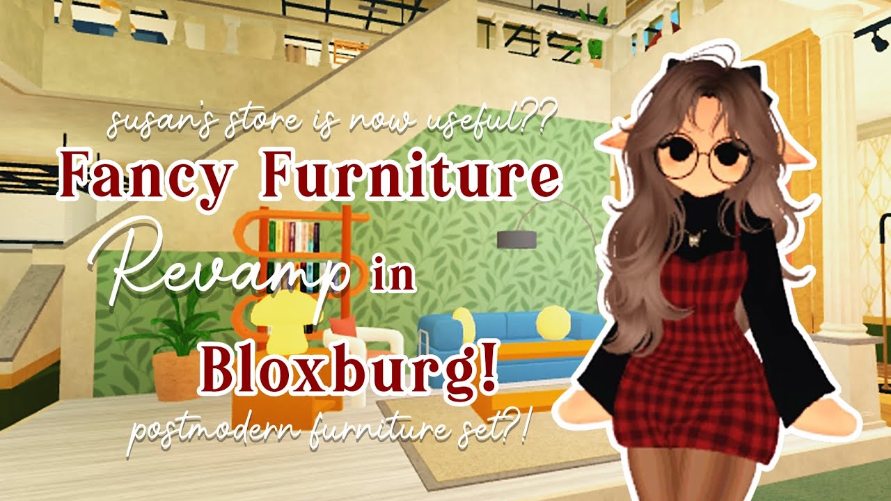 Susans store is now USEFUL?!✨| Fancy Furniture Revamp in Bloxburg!