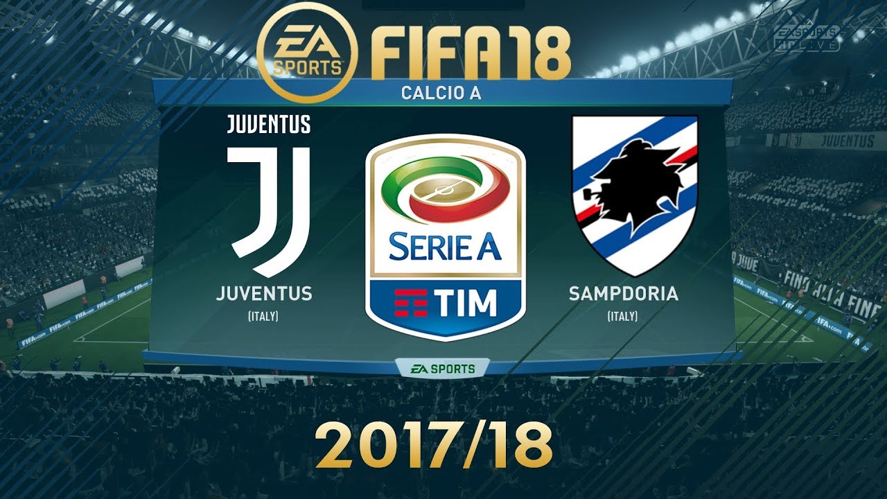 FIFA 18 Juventus vs Sampdoria | Serie A 2017/18 | PS4 Full Match