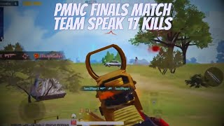 PMNC FINALS RONDO TEAM SPEAK 17 KILLS MATCH | PUBG MOBILE COMPETITIVE  