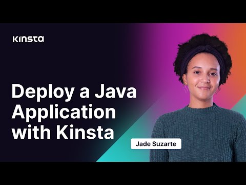 Kinsta | Deploy a Java Application