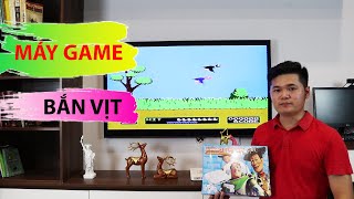 Máy chơi game 4 nút có game bắn vịt, tích hợp 999.999 trò - trở về tuổi thơ!