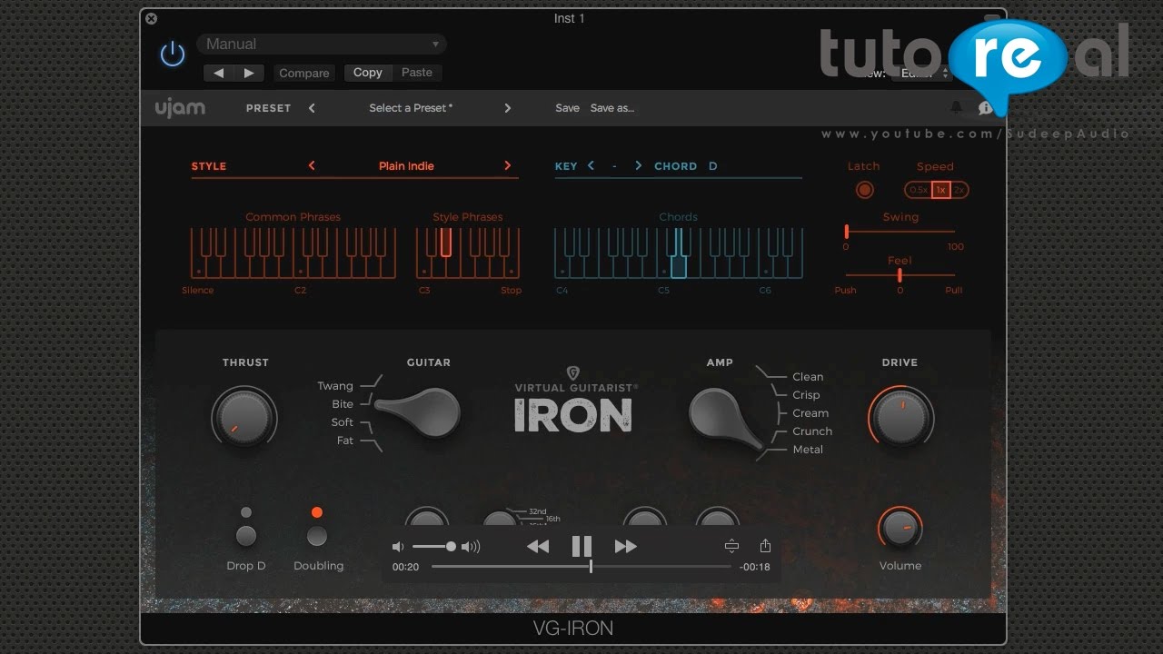 Virtual Guitarist IRON demo YouTube