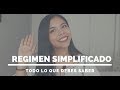 REGIMEN SIMPLIFICADO | TODO LO QUE DEBES SABER #EMPRENDIMIENTO #REGIMENESTRIBUTARIOS