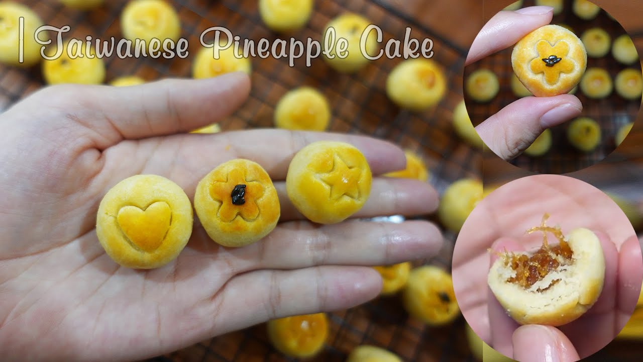 Cách làm BÁNH DỨA Đài Loan mini xinh xắn, dễ thương - Taiwanese Pineapple Cake