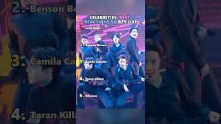 Celebrities' Best Reactions to BTS Live  #bts #celebrity #jin #suga #jhope #rm