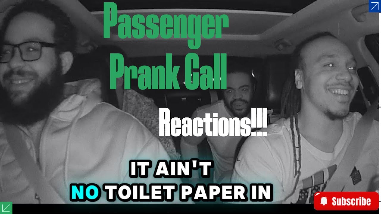 Nephew Tommy "I Need Some Paper" Prank Call Reactions With Passengers! 