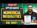 Numerical Inequalities Class 12 Applied Maths🔥| Class 12th Applied Maths One Shot 🎯| Vishwaas Batch