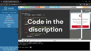 Game With C Programme