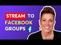 How to Live Stream In A Facebook Group