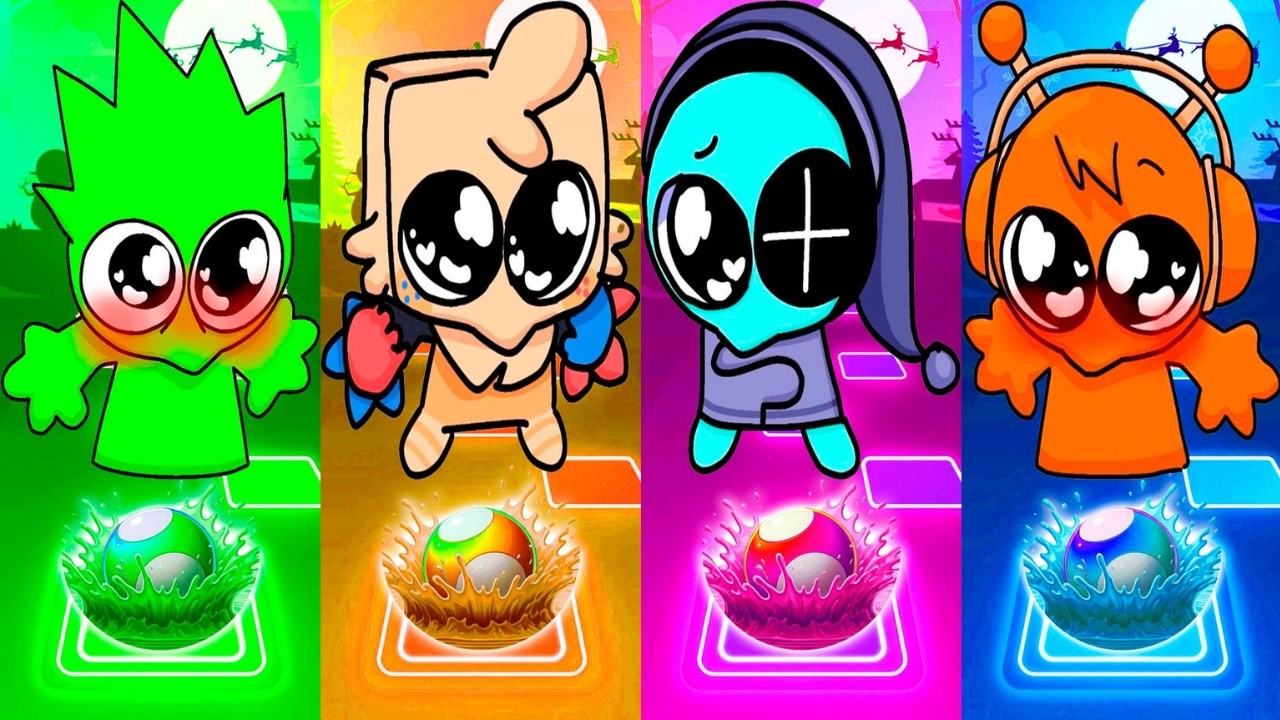 Coffin Dance Sprunki – Level 201 | Funny Sprunki Cartoons | Tiles Hop