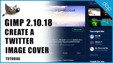 How to Create a Twitter Cover in GIMP