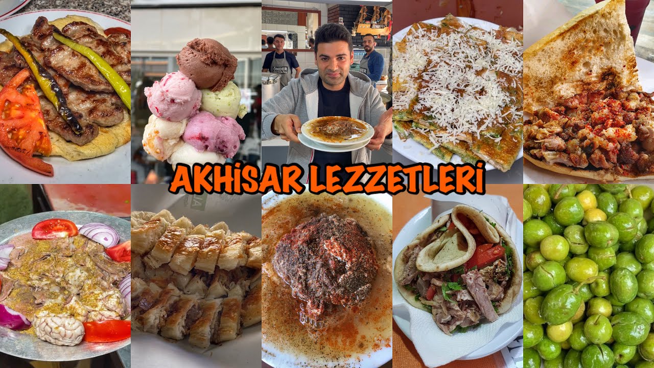 MANİSA AKHİSAR’DA NE YENİR!!! 1 GÜNDE DÜNYALARI YEDİM!!! YouTube