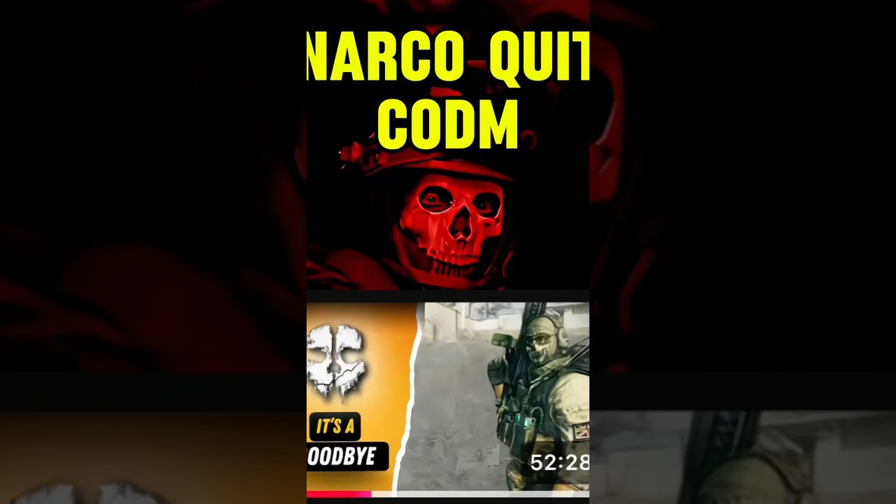 COD NARCO QUIT CODM 💔 