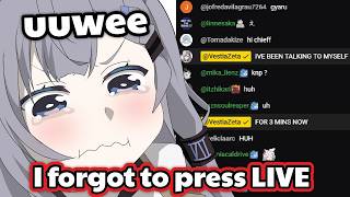 Pon Zeta strikes back !! Zeta forgot to press 'LIVE' and talking to herself for several minutes...