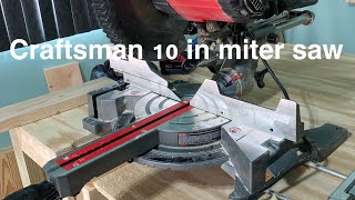 Craftsman 10 inch miter saw