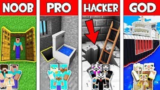 Minecraft NOOB vs PRO vs HACKER vs GOD: FAMILY PRISON ESCAPE in Minecraft Animation