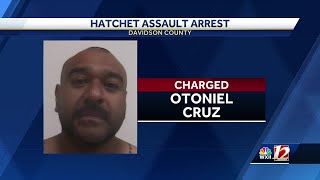 Davidson County man charged after attacking victim with hatchet