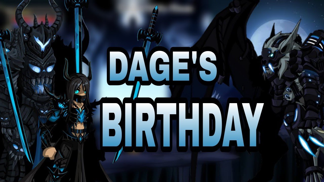 [AQW] - Dage birthday! News and new items!!