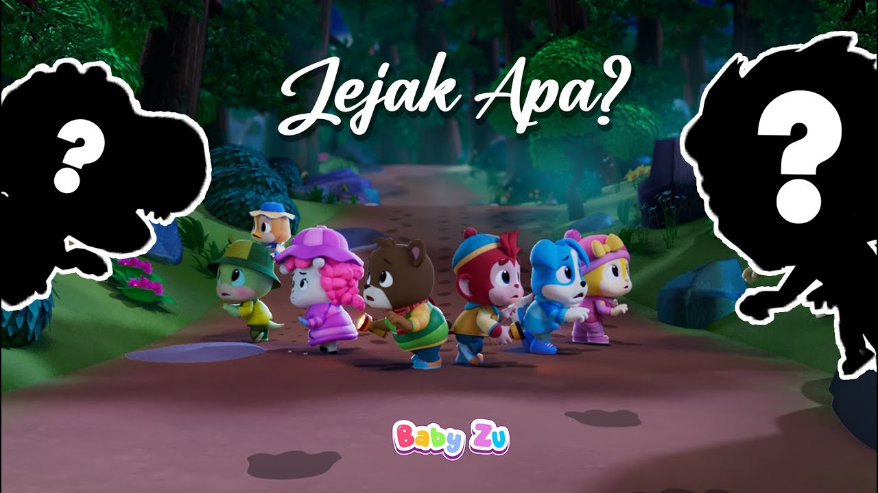 Jejak Apa ♪ Animal song for kids ♪  BabyZu