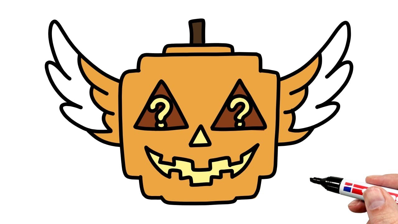 How to Draw Spooky Lucky Block From Steal a Brainrot (Roblox)