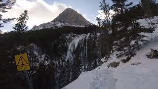 WINTER MAGIC: Hiking Grassi Lakes #canadianrockies