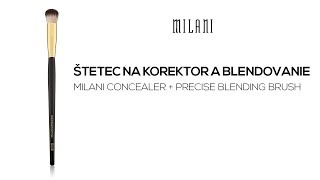 Štetec Na Korektor A Blendovanie Milani Concealer Precise Blending Brush
