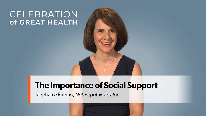 The Importance of Social Support with Dr. Stephani...