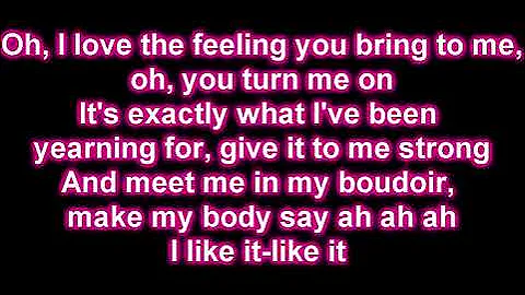 Rihanna - S&M [Lyrics on Screen]