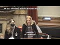 Debate on Senator Amanda Ragan Retirement Resolution