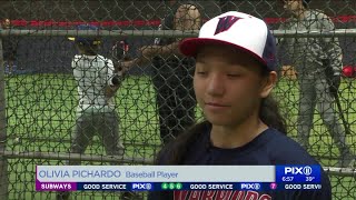 The queens native is catching attention of major league baseball and
striking out competition. she practices at cage in queens, plays on
...